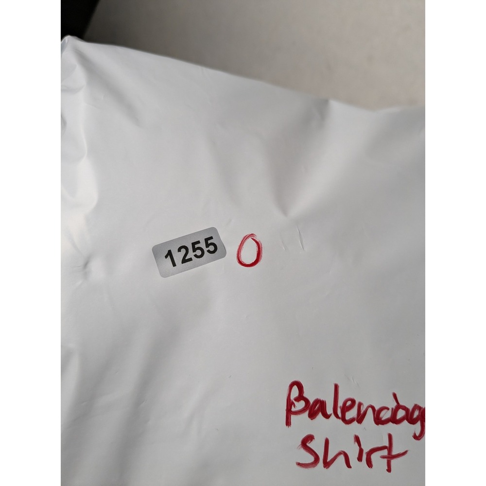 NWOT Balenciaga Paris BB Crystals Studded Logo Black Cotton Unisex T Shirt Large - Picture 11 of 11